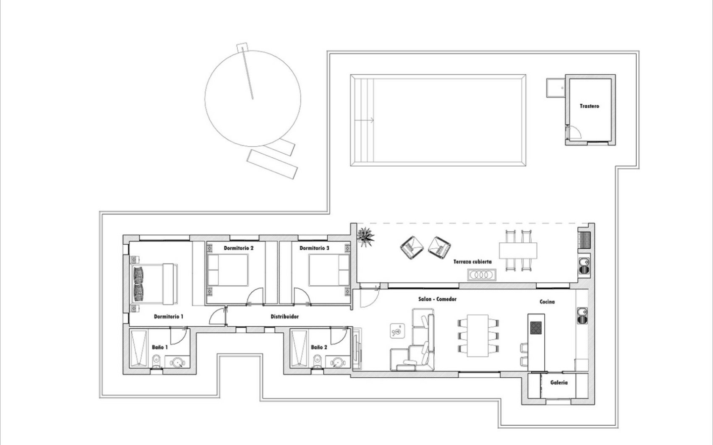3-bedroom Detached Villa In Aspe, Spain (164 M²)