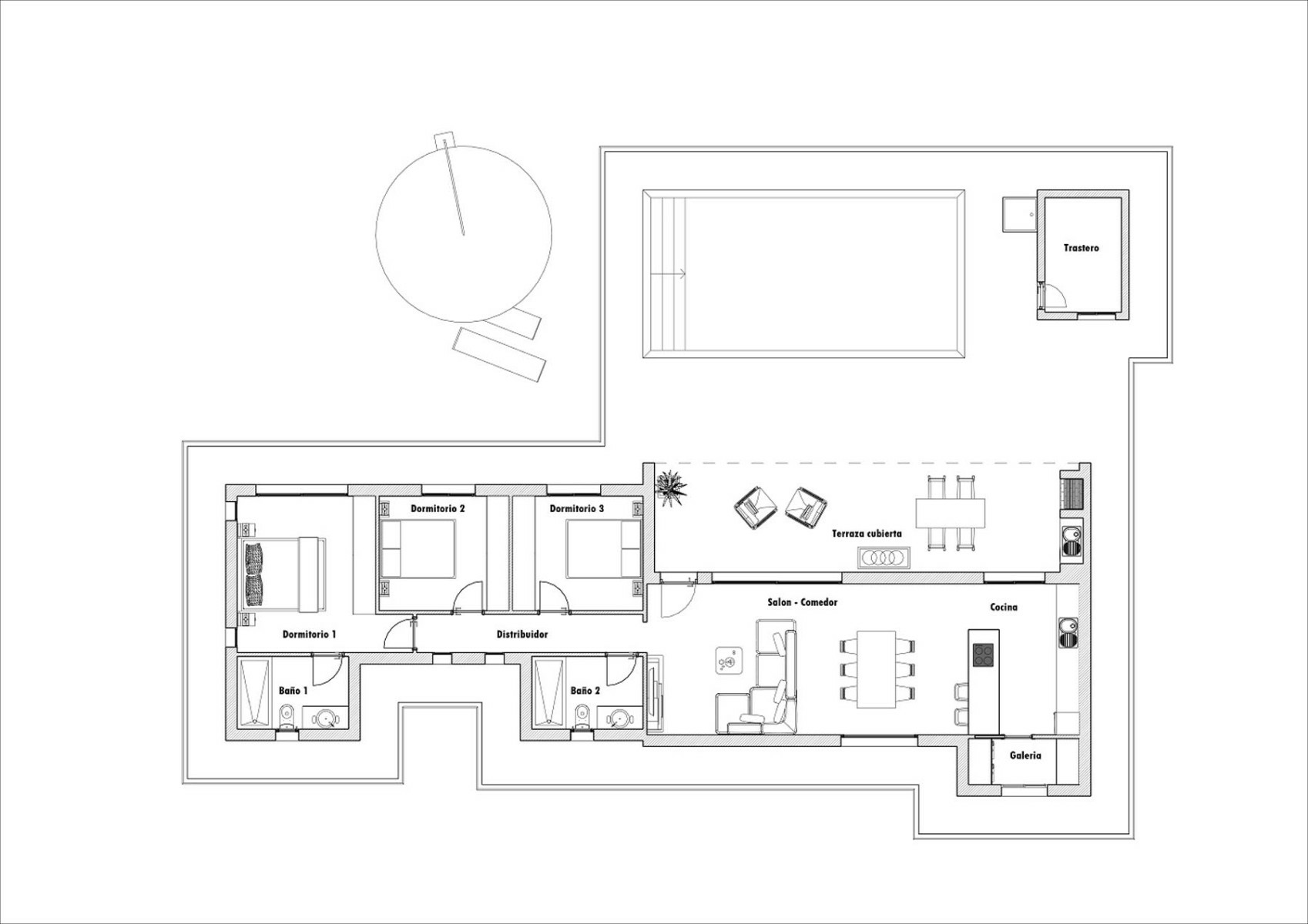 3-bedroom Detached Villa In Aspe, Spain (164 M²)