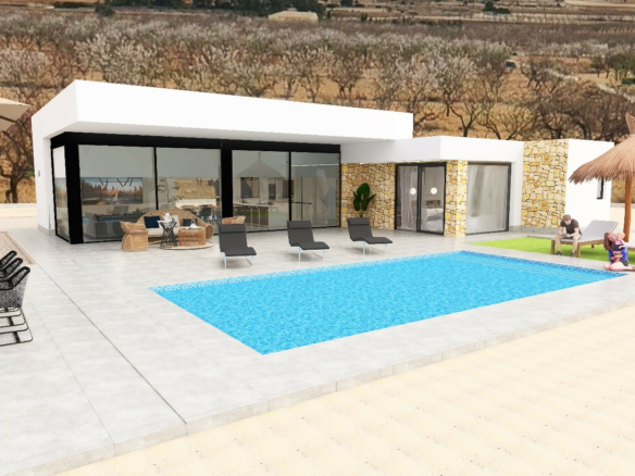 3-bedroom Detached Villa In Pinoso, Spain (184 M²)