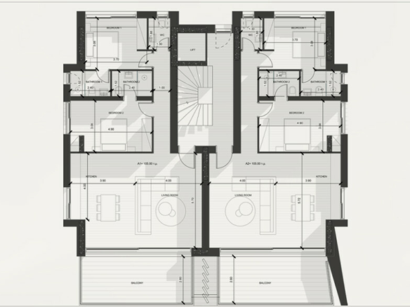 2-bedroom Flat In Vari – Varkiza, Greece (100 M²)