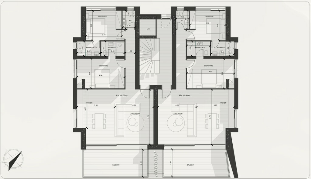 2-bedroom Flat In Vari – Varkiza, Greece (100 M²)