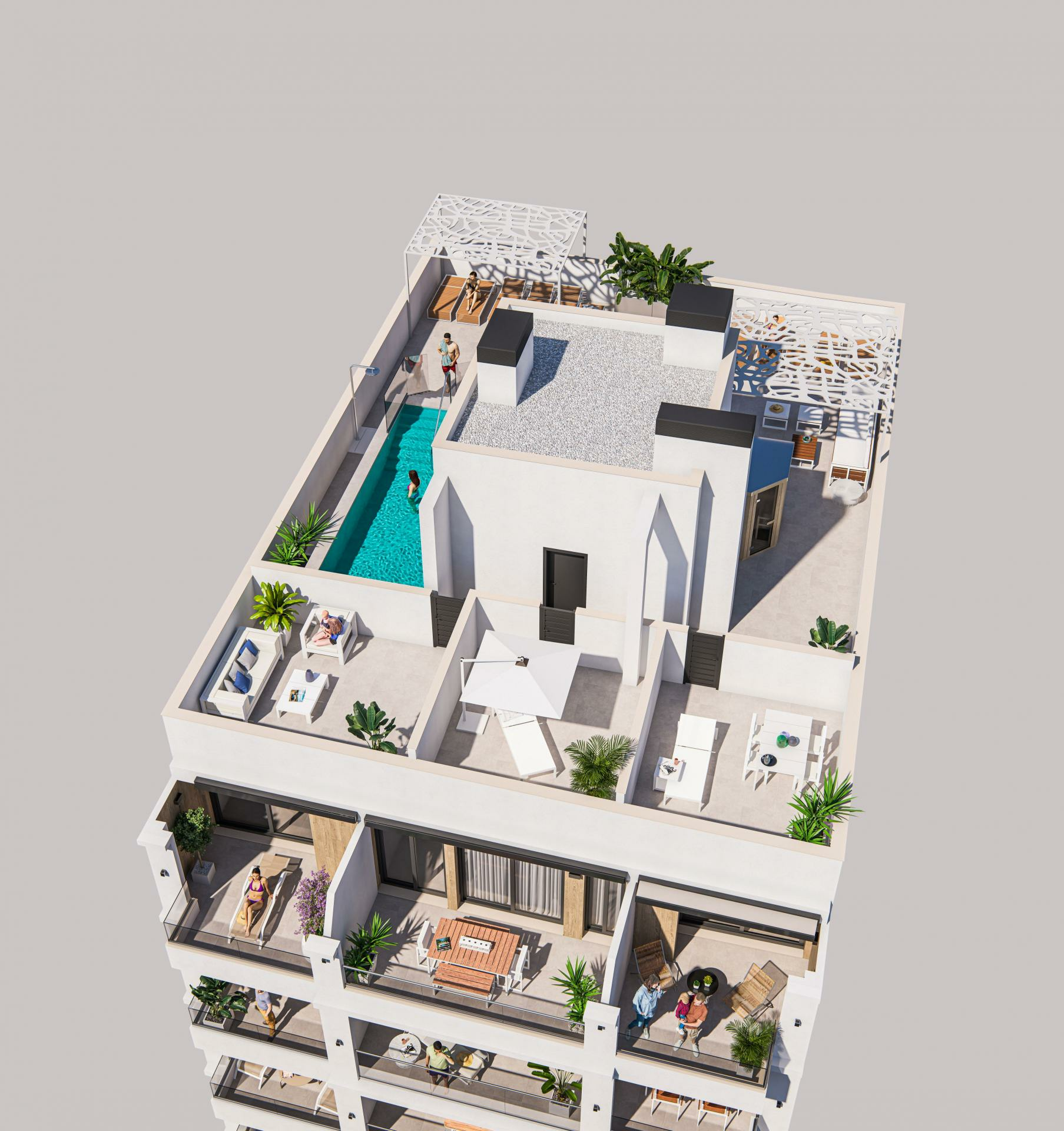 2-bedroom Apartment In Torrevieja, Spain (68 M²)