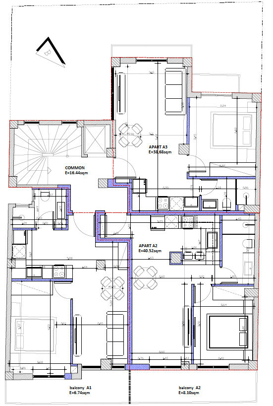 1-bedroom Flat In Kalithea, Greece (39 M²)