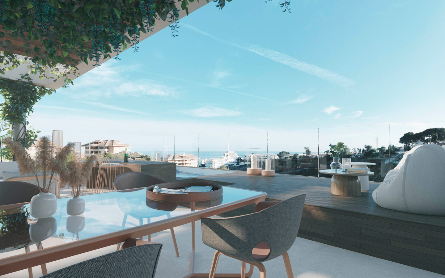 El Higueron Penthouse Oasis By The Golf Course Costa Del Sol – New Development