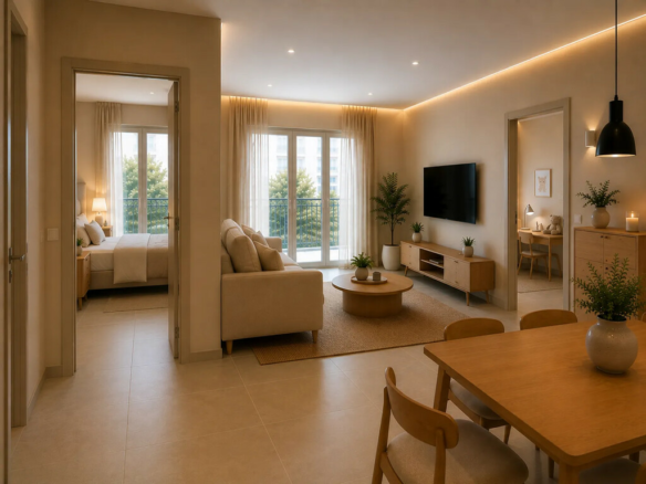 2-bedroom Flat In Metamorfosi, Greece (66 M²)
