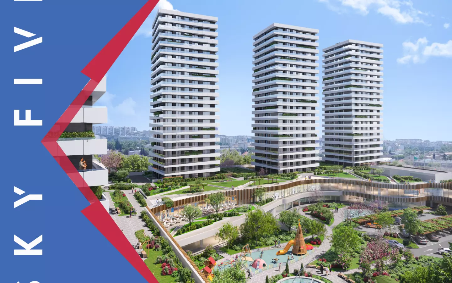 Sky Five Direct From The Developer – Spacious One-bedroom Apartment – Pay Only 10% Now