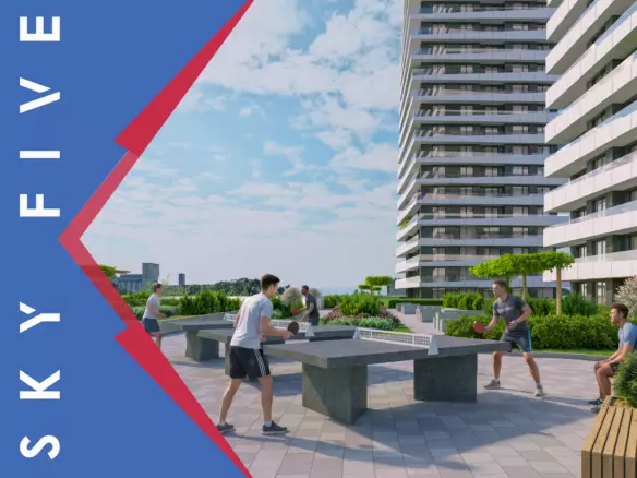 Sky Five Direct From The Developer – Spacious One-bedroom Apartment – Pay Only 10% Now
