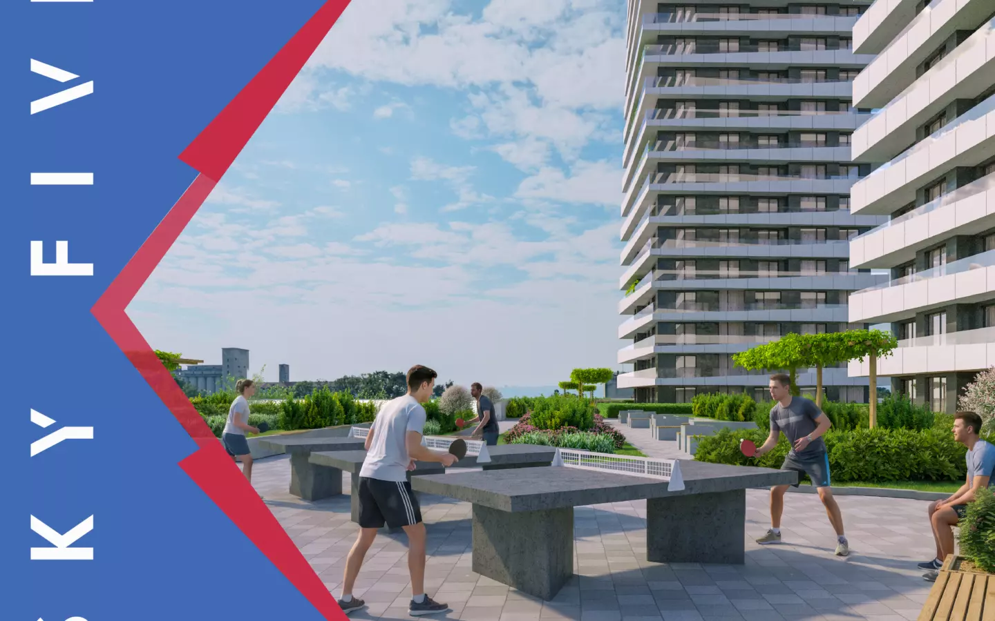 Sky Five Direct From The Developer – Spacious One-bedroom Apartment – Pay Only 10% Now