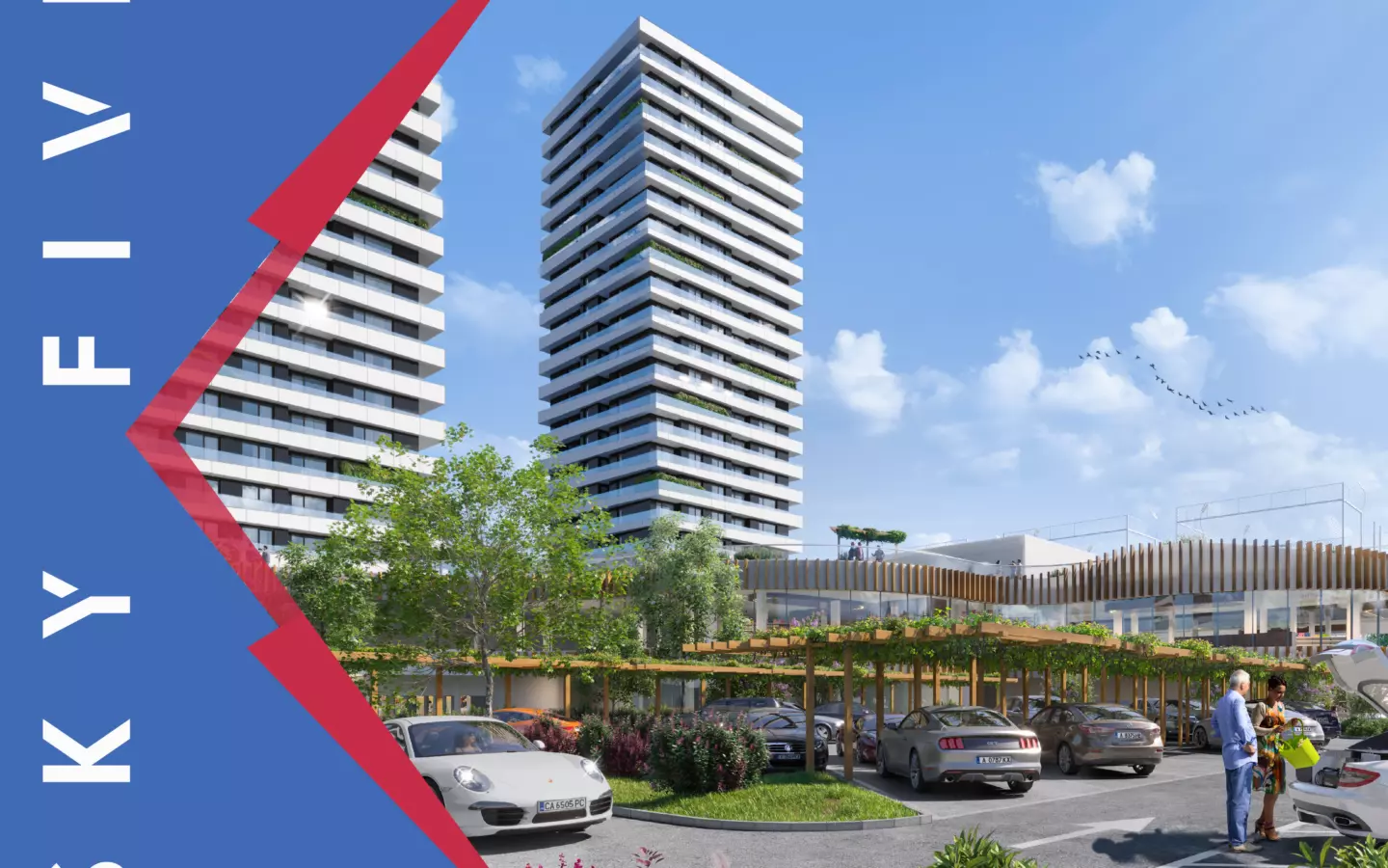 Sky Five Direct From The Developer – Spacious One-bedroom Apartment – Pay Only 10% Now