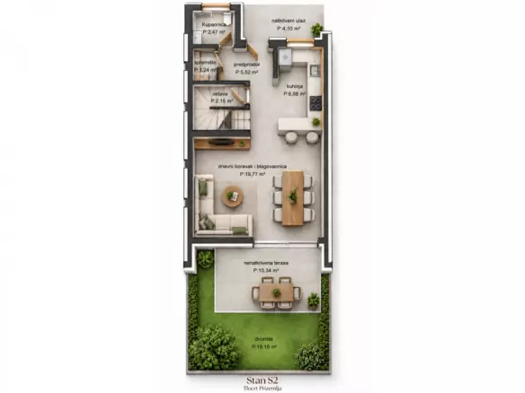 2-bedroom Apartment In Srima, Croatia (9.077 M²)