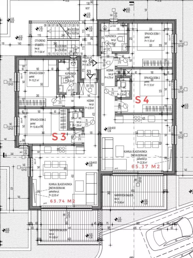 2-bedroom Apartment In Čiovo, Croatia (6.639 M²)
