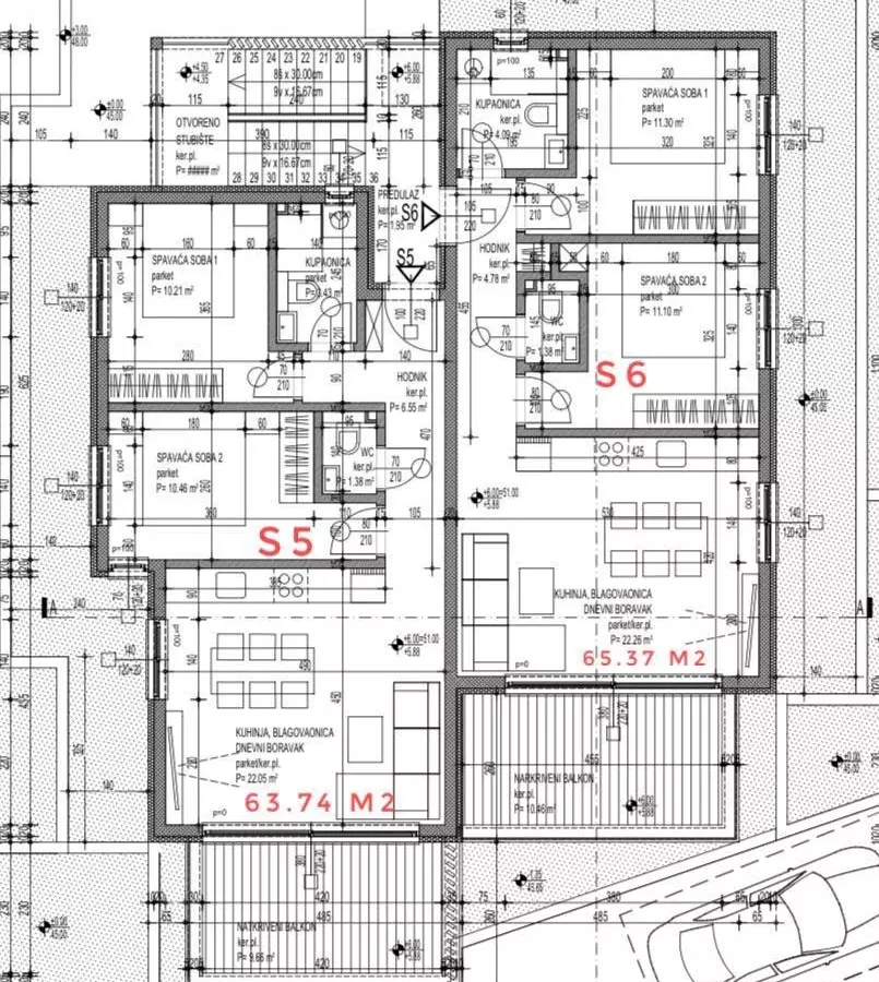 2-bedroom Apartment In Čiovo, Croatia (6.516 M²)