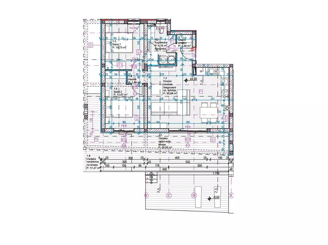 2-bedroom Apartment In Vodice, Croatia (8.768 M²)