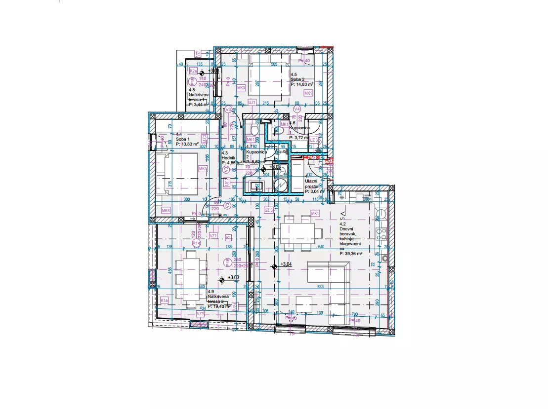 2-bedroom Apartment In Vodice, Croatia (9.917 M²)