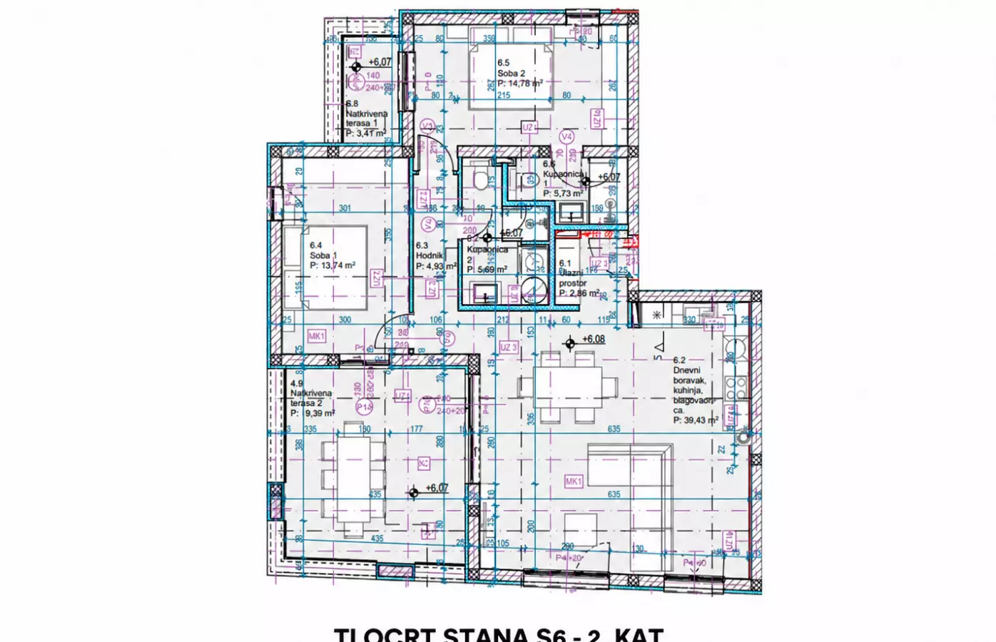 2-bedroom Apartment In Vodice, Croatia (99 M²)