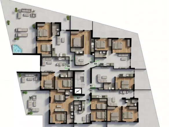 2-bedroom Flat In Peristeri, Greece (47 M²)