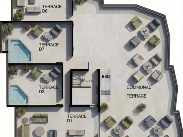 2-bedroom Flat In Peristeri, Greece (47 M²)