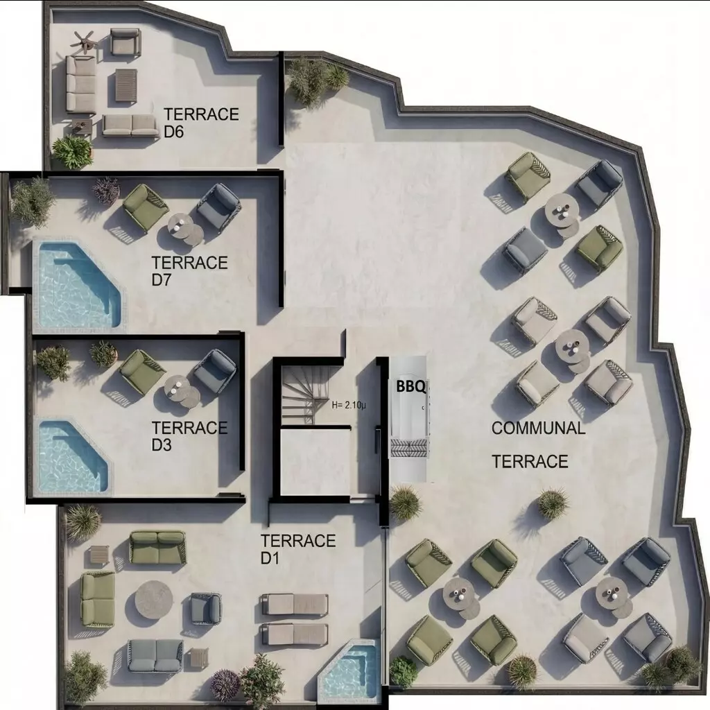 2-bedroom Flat In Peristeri, Greece (47 M²)