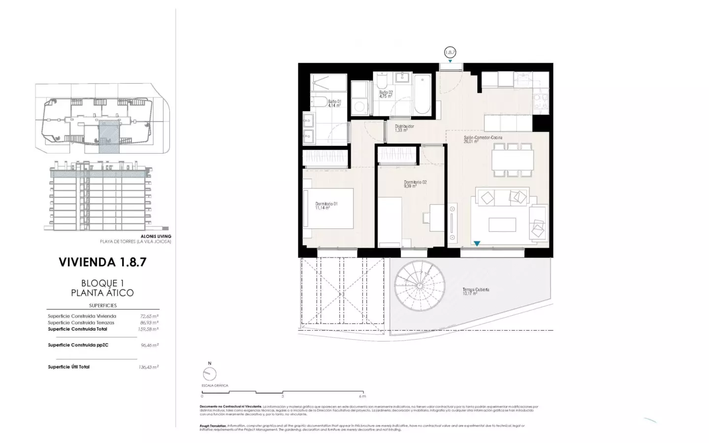 2-bedroom Penthouse In Villajoyosa, Spain (170 M²)