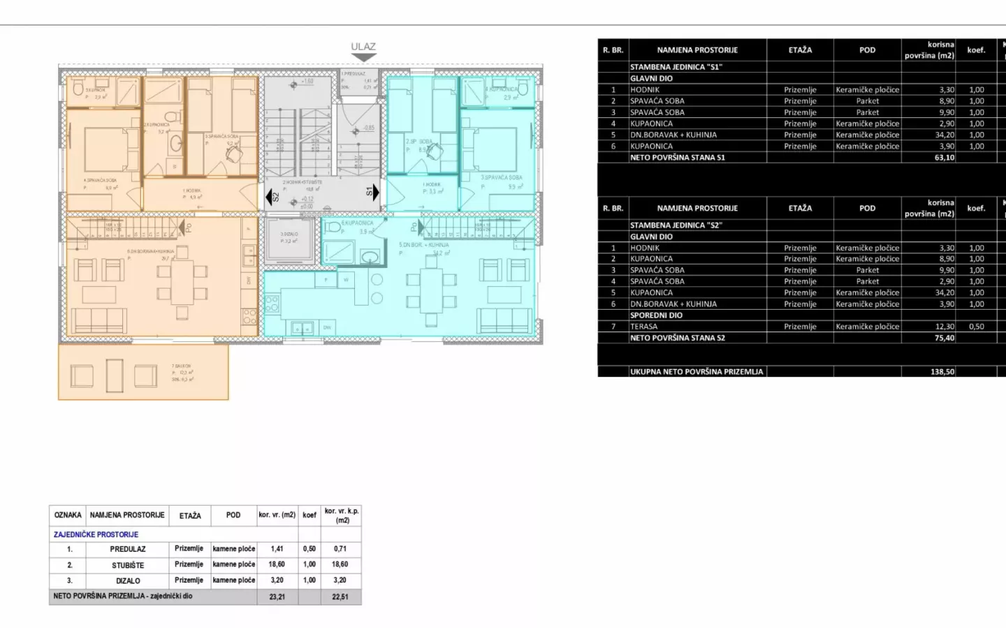 2-bedroom Apartment In Sukošan, Croatia (116,79 M²)