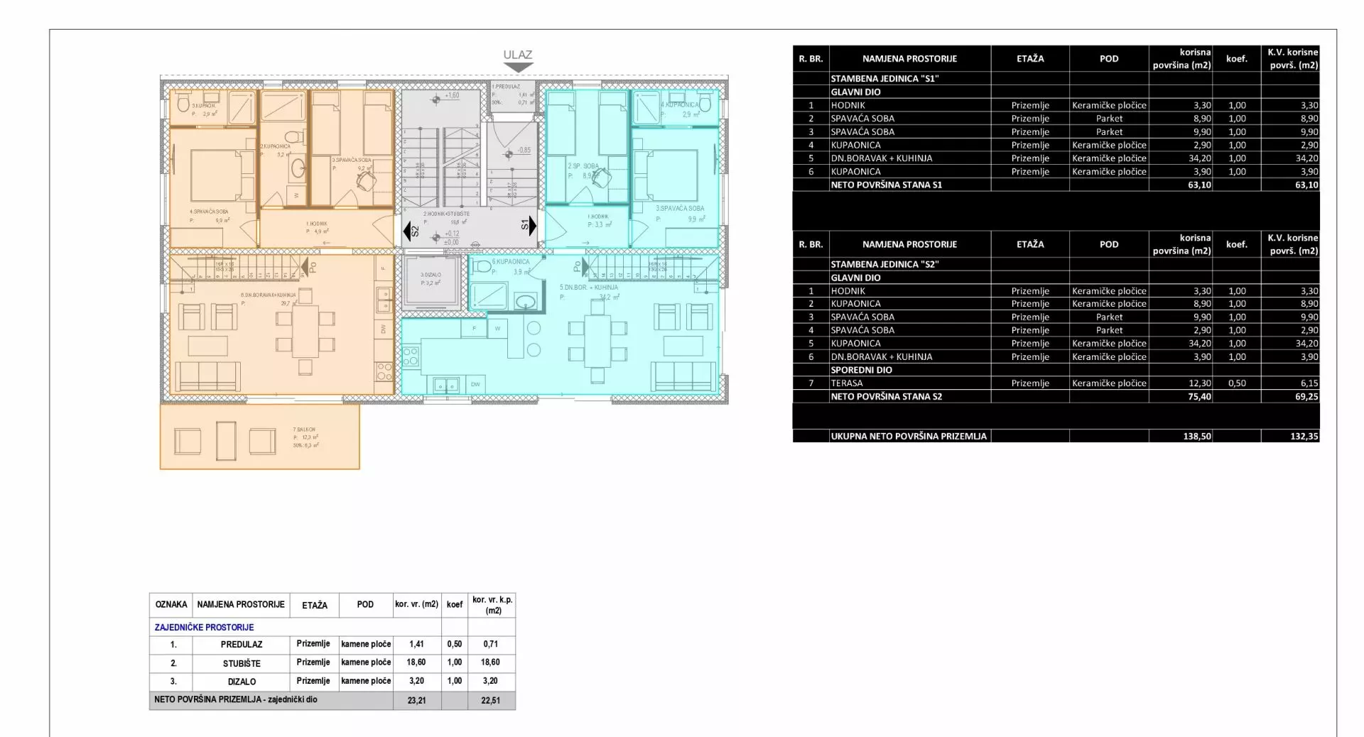 2-bedroom Apartment In Sukošan, Croatia (116,79 M²)