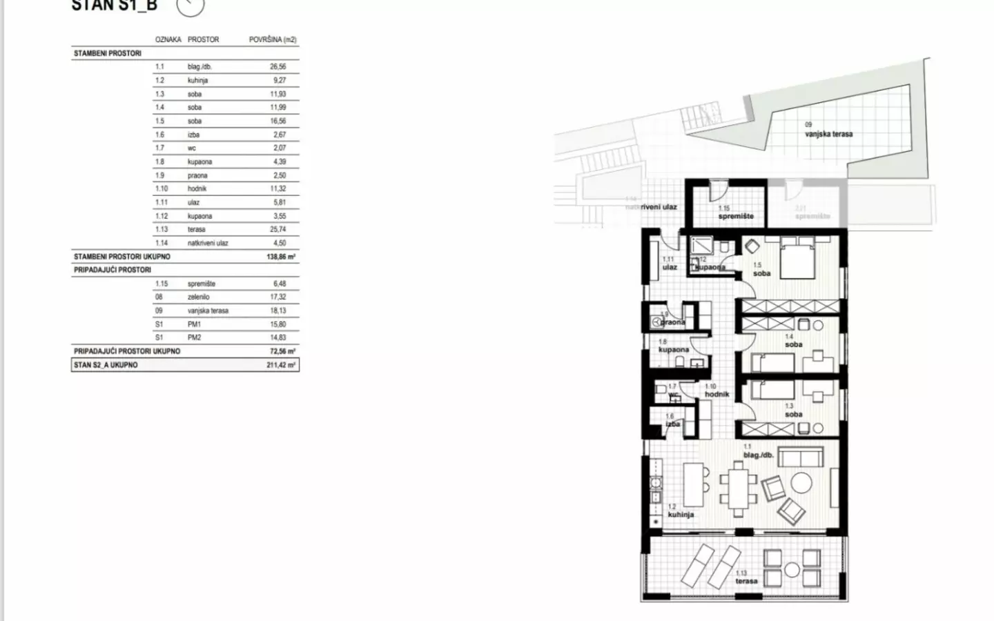 3-bedroom Apartment In Kostrena, Croatia (138,86 M²)