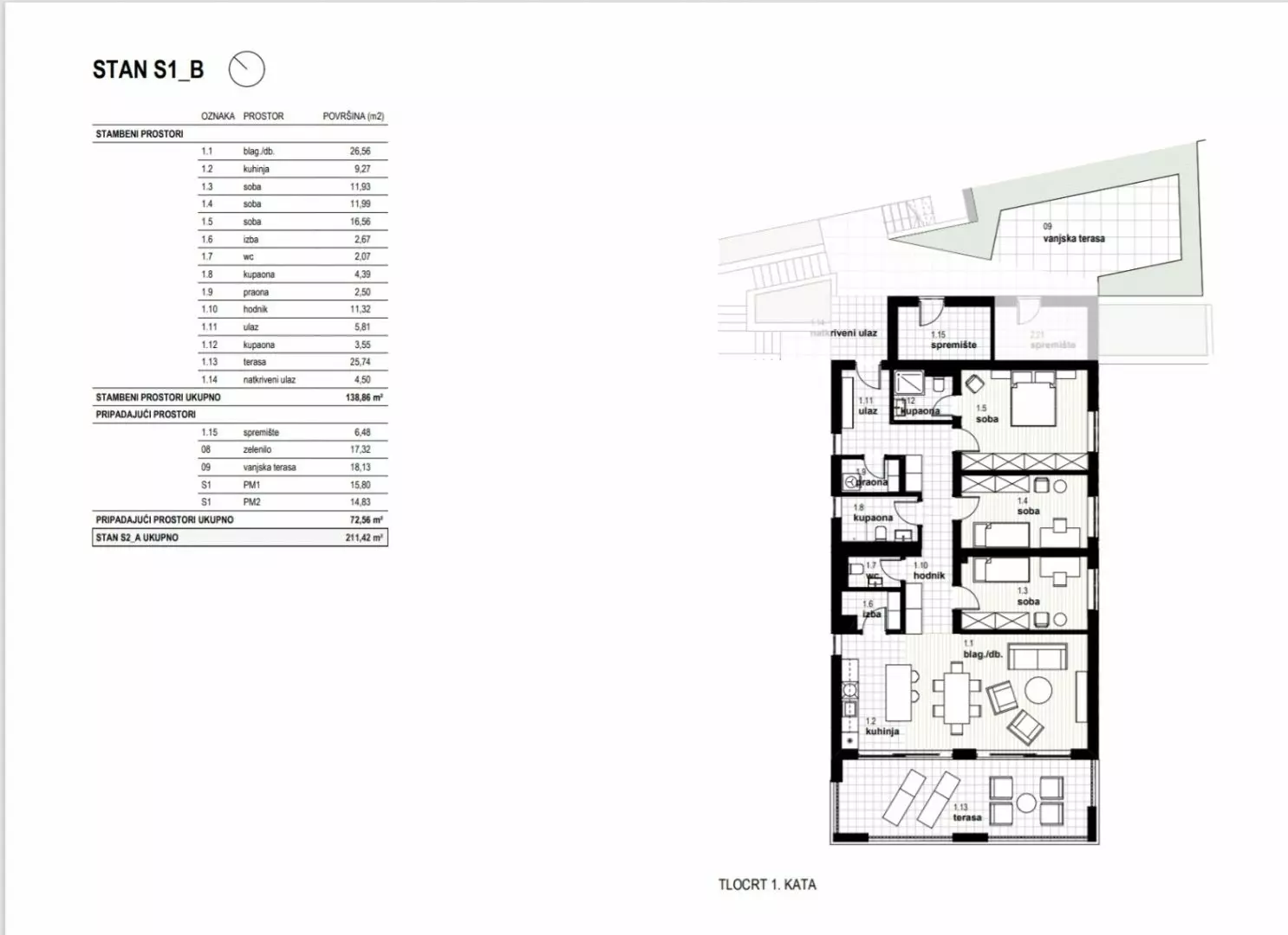 3-bedroom Apartment In Kostrena, Croatia (138,86 M²)