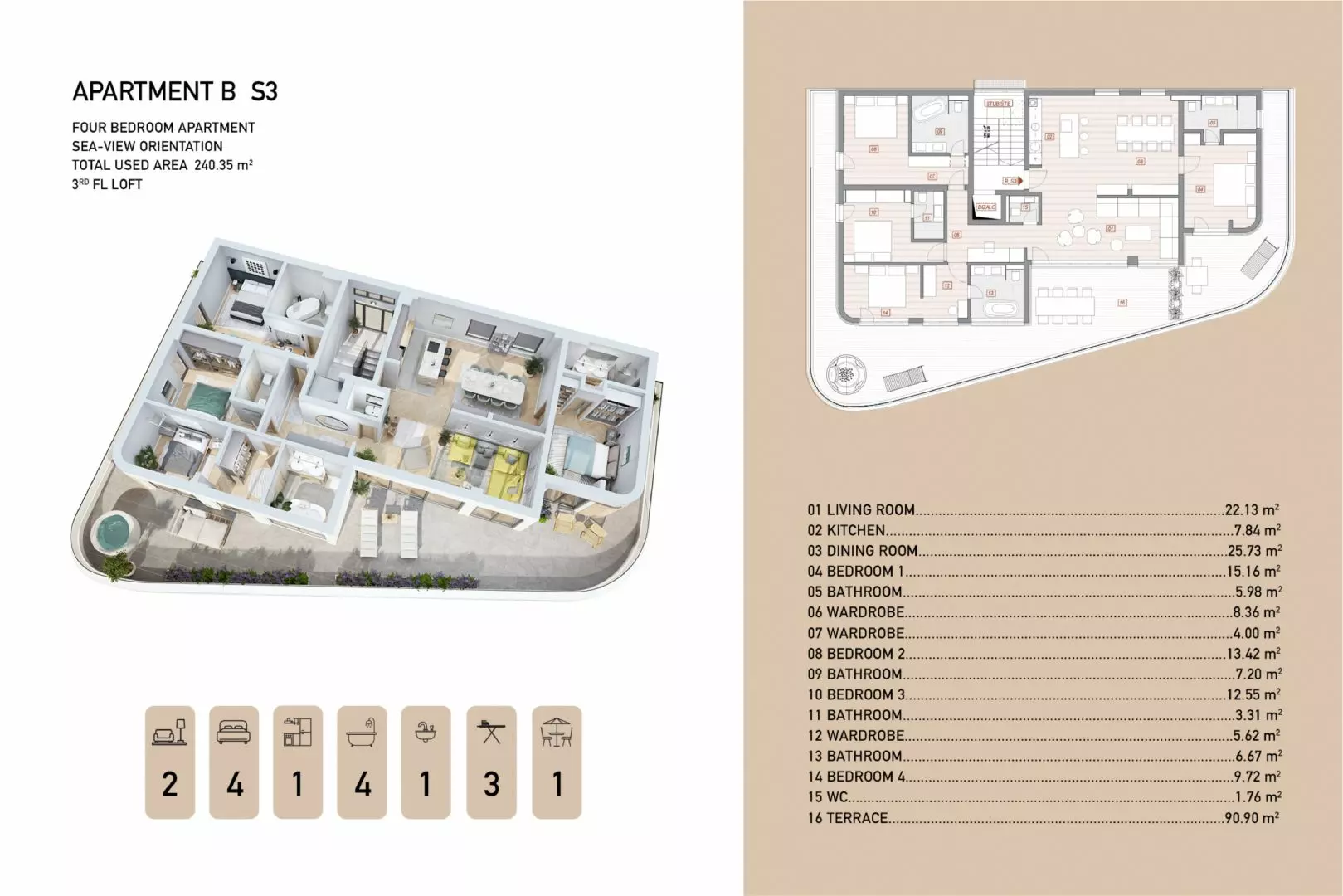 4-bedroom Apartment In Opatija – Centar, Croatia (24.035 M²)