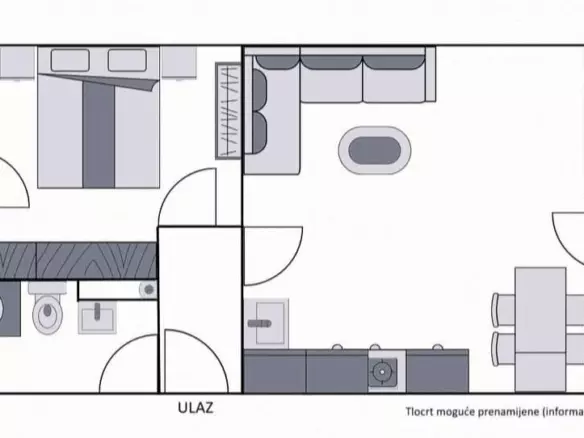 1-bedroom Apartment In Maksimir, Croatia (43 M²)