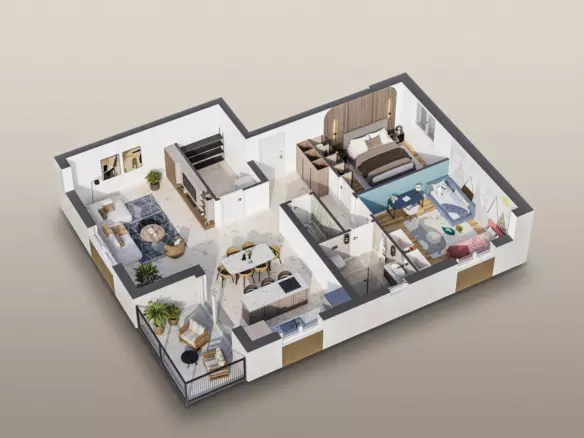 2-bedroom Apartment In Viškovo, Croatia (92 M²)