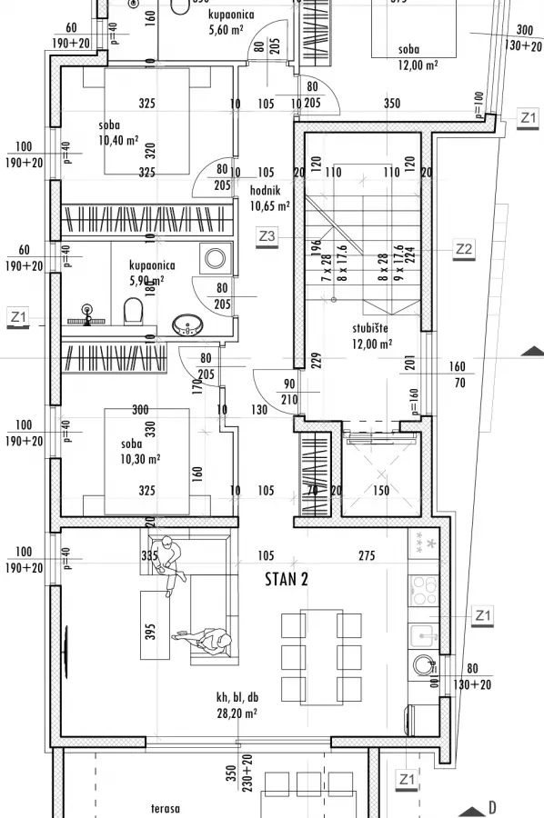 3-bedroom Apartment In Sukošan, Croatia (116,48 M²)