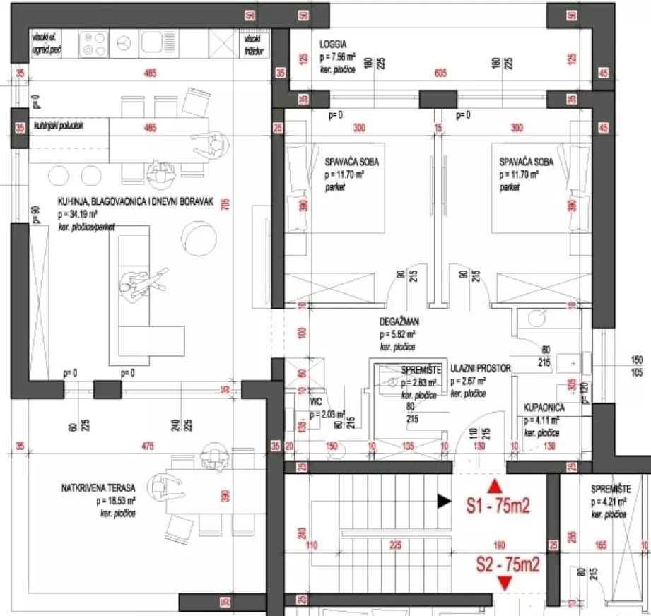 2-bedroom Apartment In Žaborić, Croatia (91,92 M²)