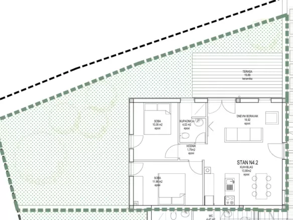 2-bedroom Apartment In Nerezine, Croatia (70,09 M²)