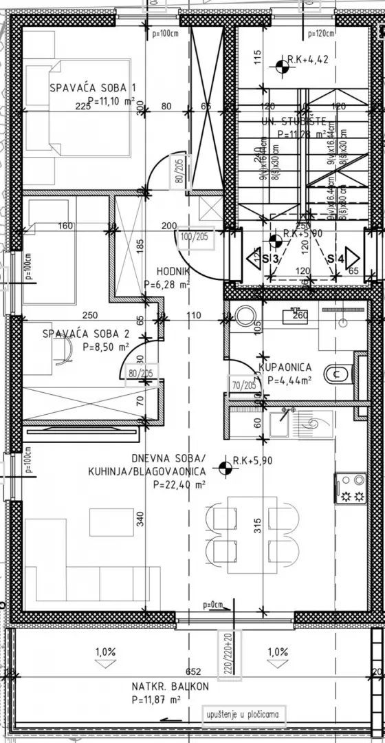 2-bedroom Apartment In Kaštel Stari, Croatia (58,66 M²)