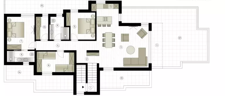 3-bedroom Apartment In Murter, Croatia (124,95 M²)