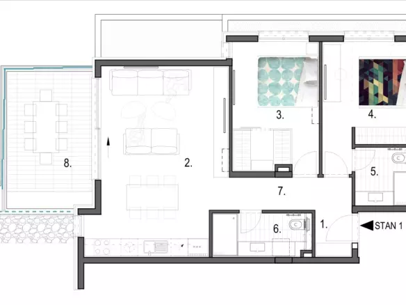 2-bedroom Apartment In Primošten, Croatia (81,05 M²)