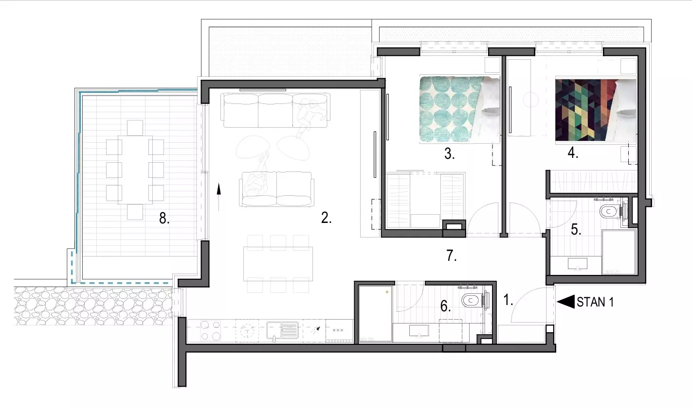 2-bedroom Apartment In Primošten, Croatia (81,05 M²)