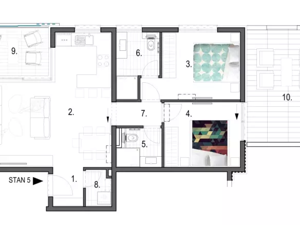 2-bedroom Apartment In Primošten, Croatia (73,05 M²)