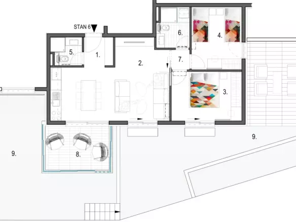 2-bedroom Apartment In Primošten, Croatia (78,32 M²)