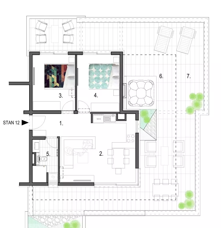 2-bedroom Apartment In Primošten, Croatia (87,7 M²)