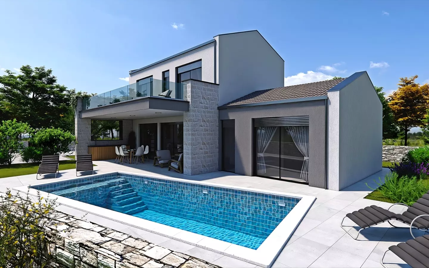 3-bedroom Detached House In Tinjan, Croatia (131 M²)
