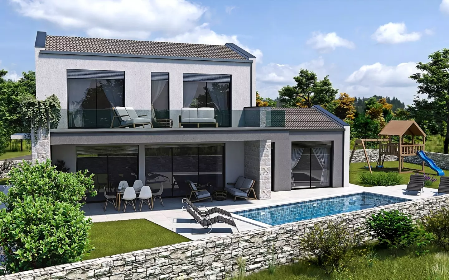 3-bedroom Detached House In Tinjan, Croatia (131 M²)