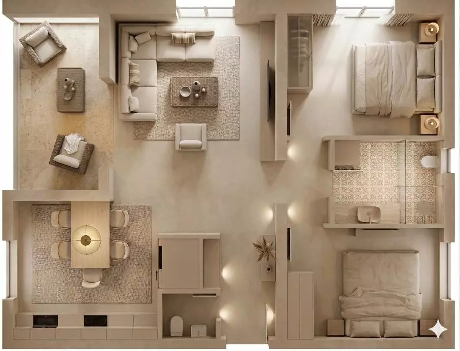 2-bedroom Apartment In Pag, Croatia (75,43 M²)