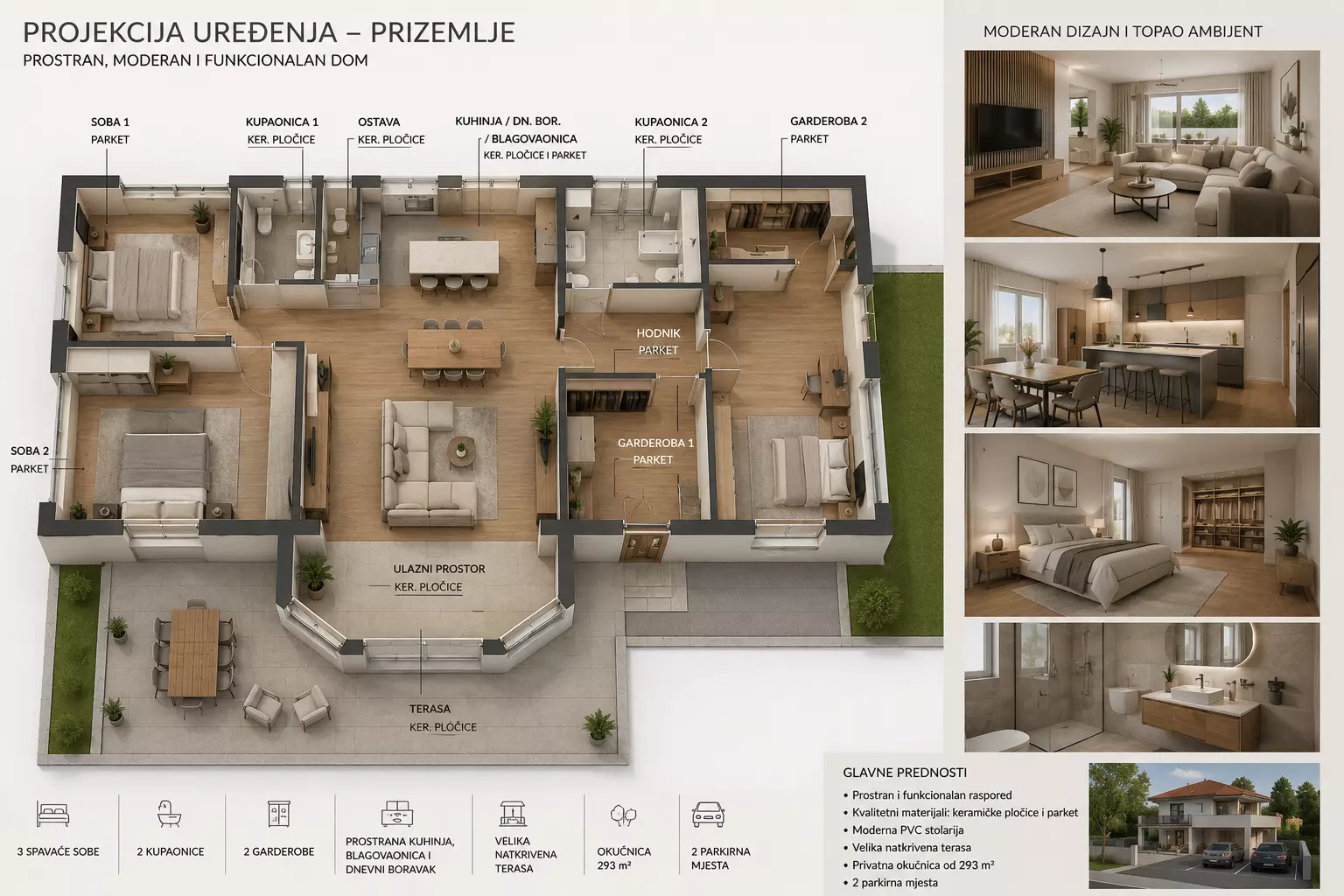 4-bedroom Apartment In Mala Buna, Croatia (144,88 M²)