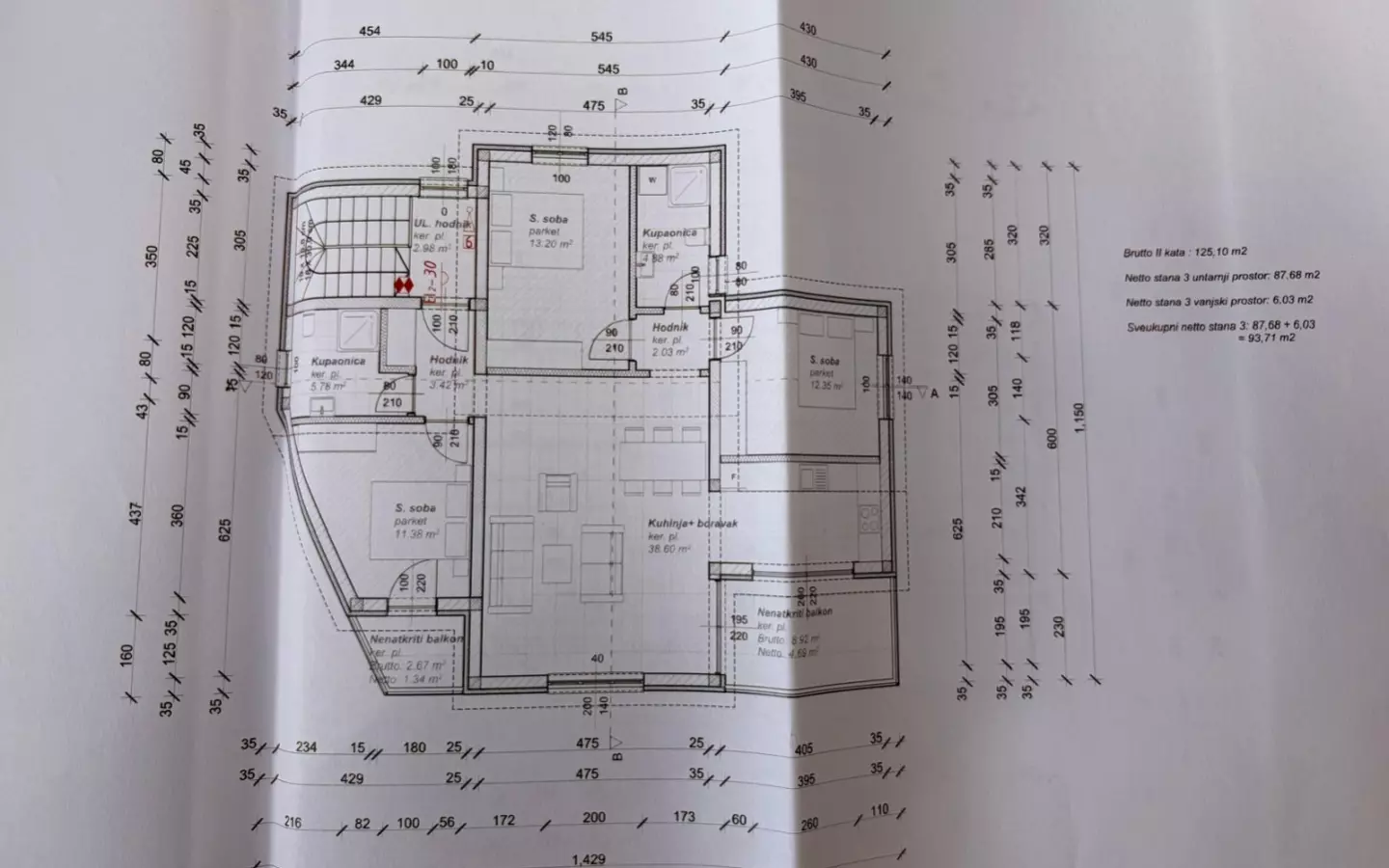 3-bedroom Apartment In Mihotići, Croatia (93 M²)