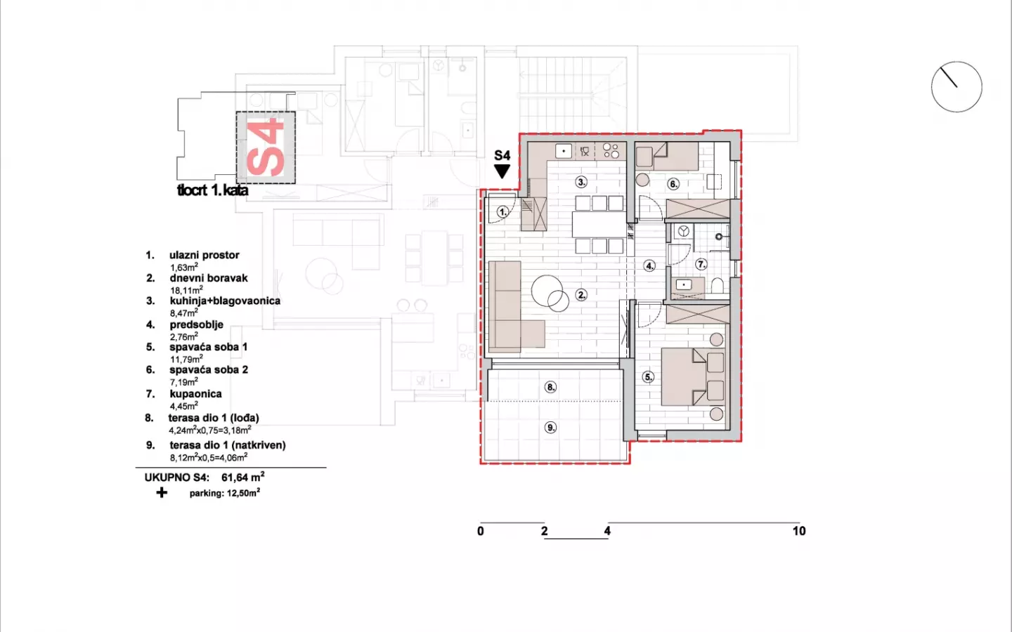 2-bedroom Apartment In Primošten, Croatia (66,64 M²)