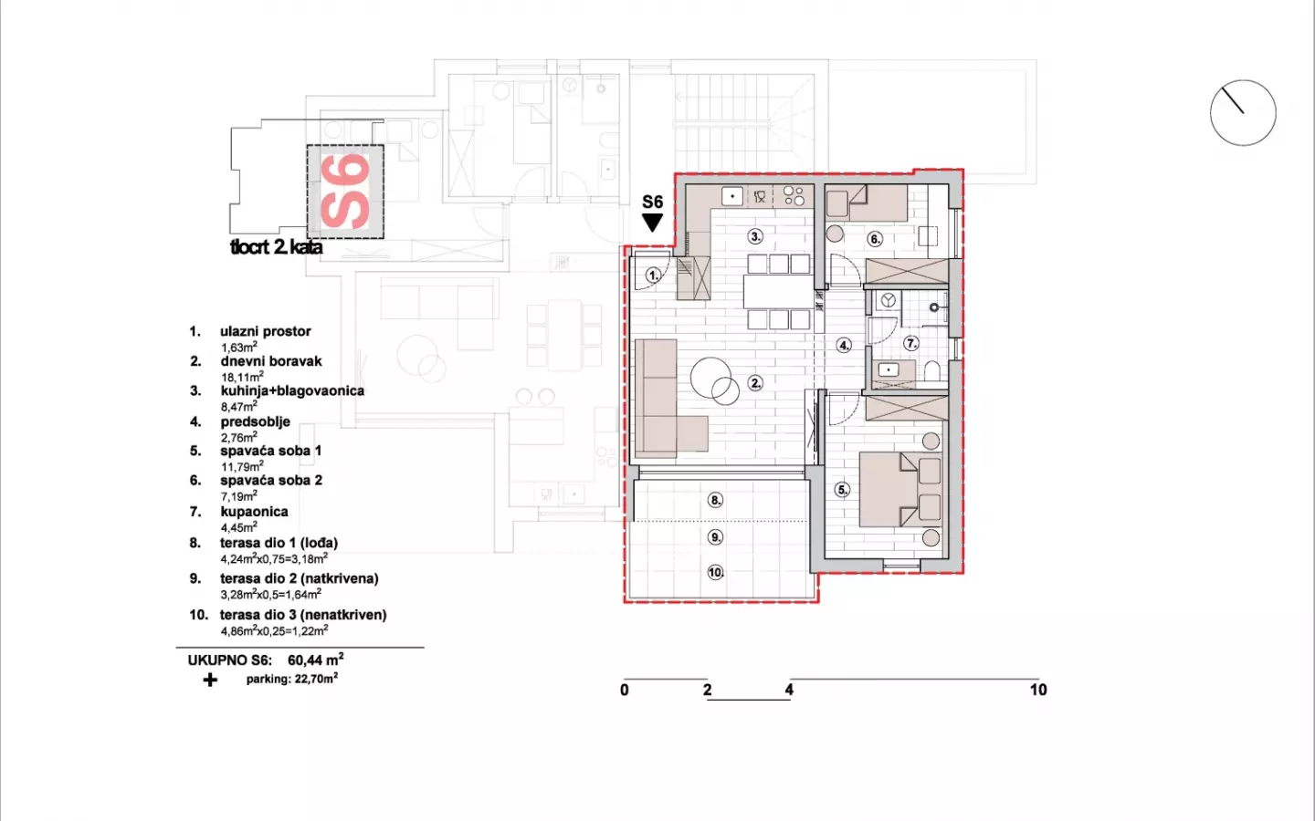 2-bedroom Apartment In Primošten, Croatia (71,29 M²)