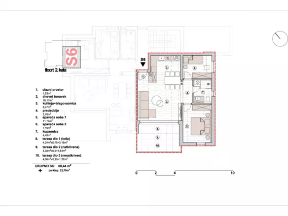 2-bedroom Apartment In Primošten, Croatia (71,29 M²)