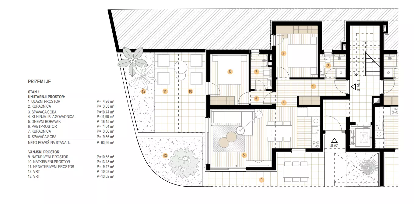 2-bedroom Apartment In Primošten, Croatia (83,26 M²)