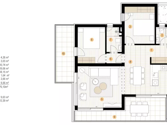 2-bedroom Apartment In Primošten, Croatia (84,76 M²)